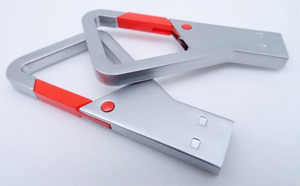 Triangle Head Key Carabiner Usb flash drive